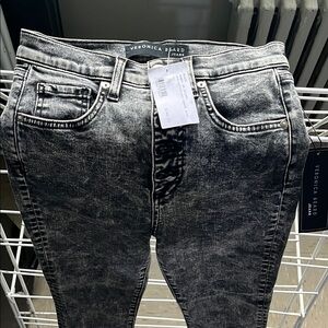 Veronica Beard Charcoal Skinny Jeans